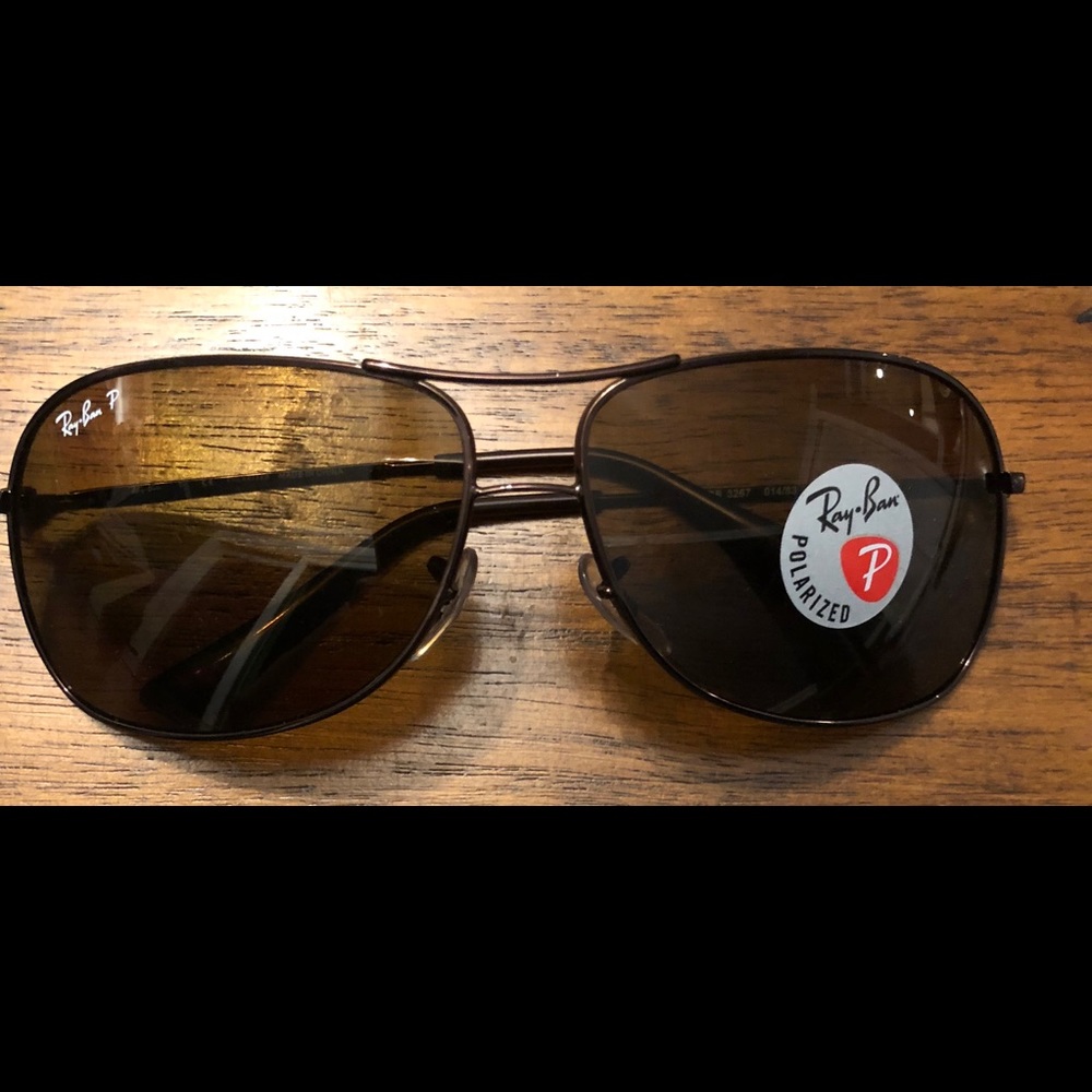 Ray-Ban Polarized Copper Sunglasses